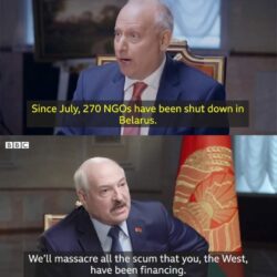 Лукашенко за BBC